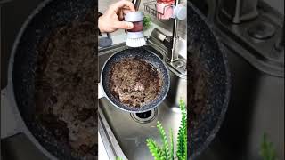 Auto soap dispending dish brush 😍 /Cleaning k smart &amp;message free hack ✨❤️ #kitchentool #lifehacks