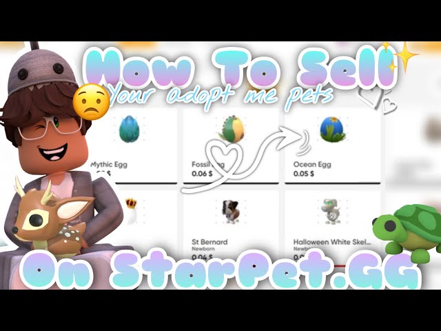 💸HOW TO USE STARPETS GG 💸 PET SELL PET BUY 💸 