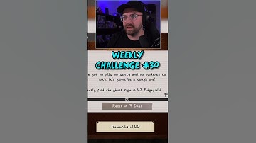 WEEKLY CHALLENGE 30 ✅ | Phasmophobia #shorts