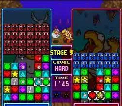 Tetris Attack - Hard - Level 9