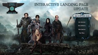 Foundry Vtt - Das Schwarze Auge The Dark Eye - Interactive Landing Page Update