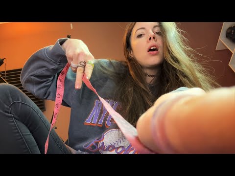 FAST ASMR ⚡ CHAOTICALLY Measuring You All Over