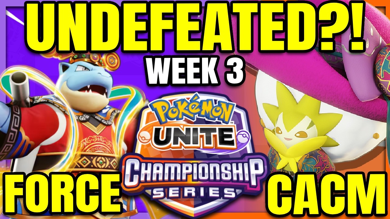 BEST TEAM IN LATAM Force vs CACM - UCS LATAM | Pokemon Unite