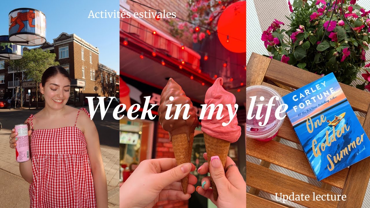 Weekly vlog: Événement estival, Unboxing & Je teste des nouveaux drinks d’été 🌺☀️🍸