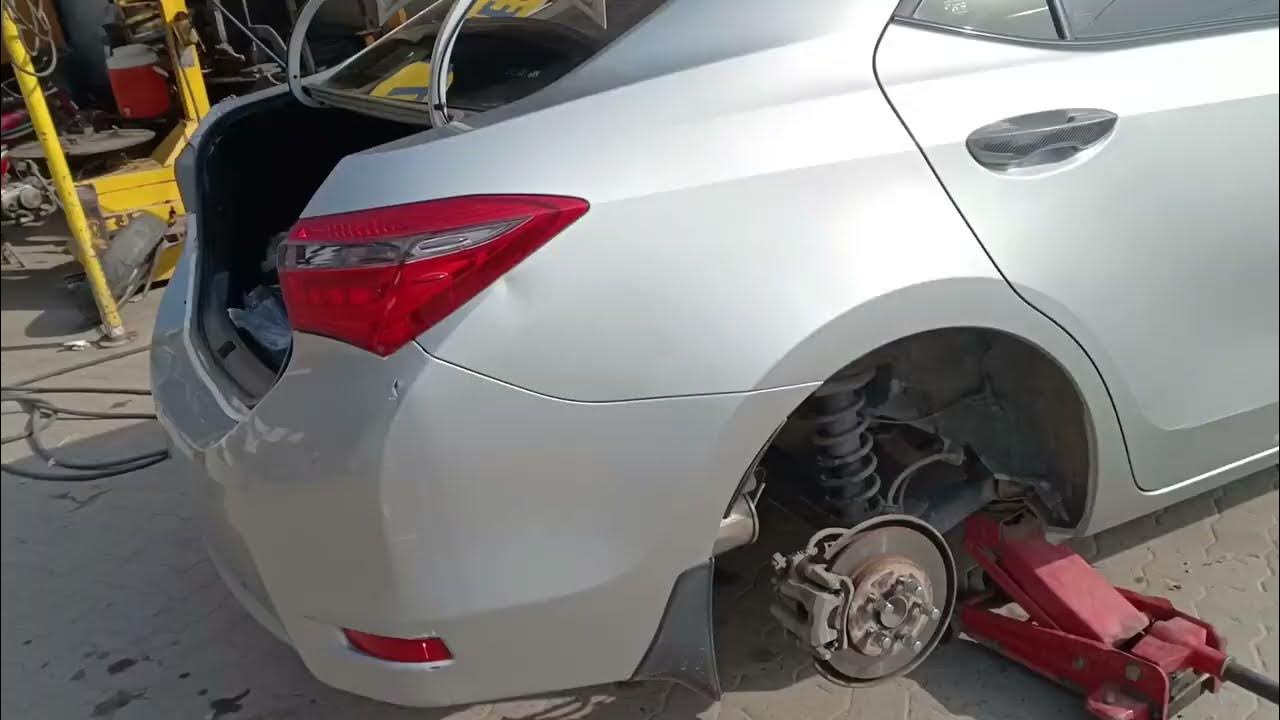 Installing Alloy Rims In My Corolla Oems Grande Rims YouTube