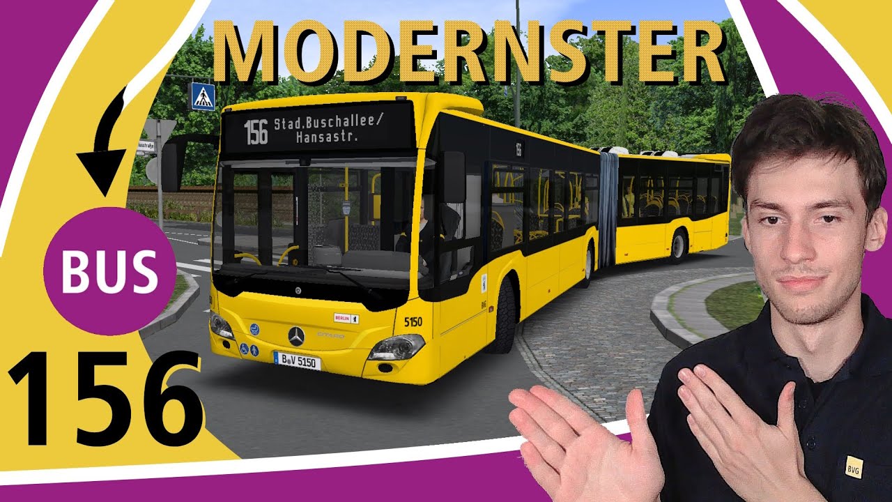 OMSI 2 - BVG Bus Linie 156 - MB C2 GN21 - Von S Storkower Str. zum Stadion Buschallee - kommentiert