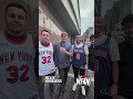 Knicks Fans Deal With Chaos Prior To Game 4 #wfan #knicks #nba