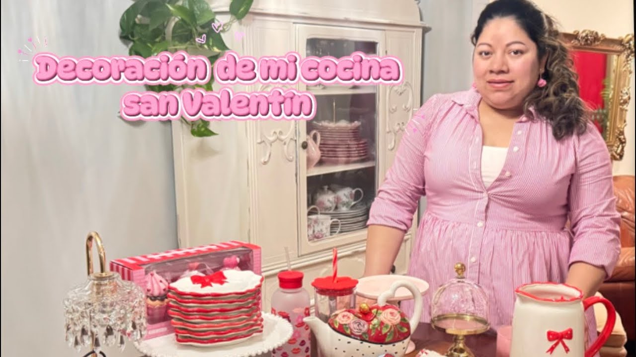 Decoración de cocina para san Valentín 💕🩷❤️ 2026