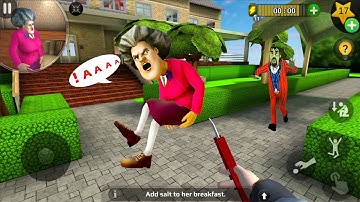 Scary Teacher 3D_New updater-New fun video everyday , gameplay walkthrough  part 295 ( android, ios)