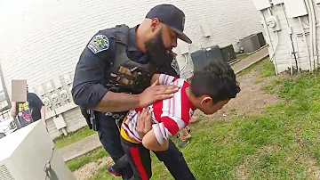 Austin Police Officers Help Child Choking On Candy