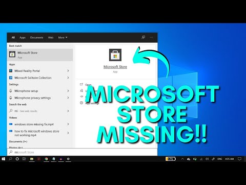 How To Fix Microsoft Store Missing on Windows 10 Problem
