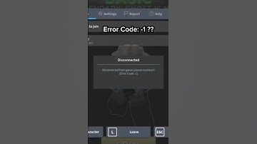 roblox error code -1??? #viral #robloxfyp #robloxedit #roblox #robloxerror #error1001