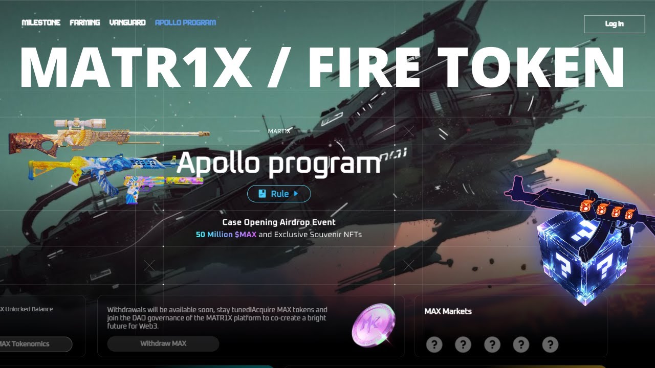 Why Matr1x - FIRE Token going up? What is Apollo ? How to get Airdrop? Full  review of Matr1x - YouTube