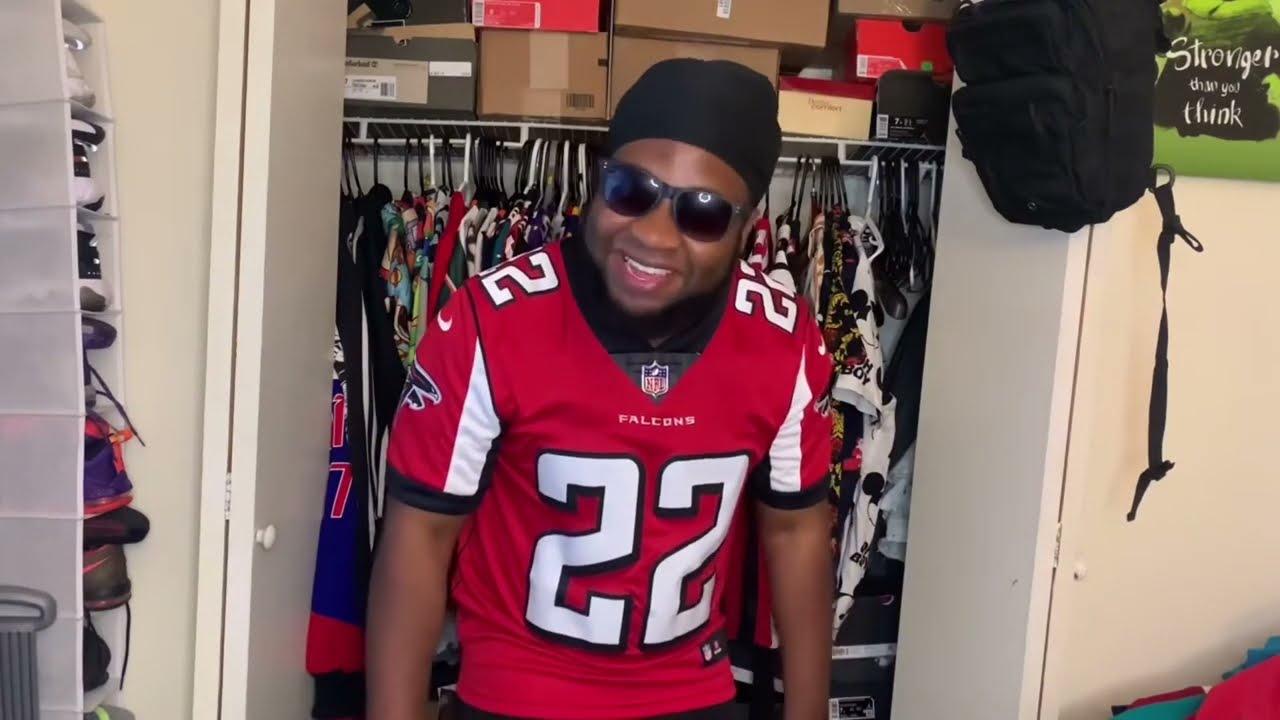 Men's Nike Red Atlanta Falcons Vapor Limited Player Jersey Keanu Neal & Vic Beasley 4K