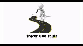 French pronunciation = tracer une route