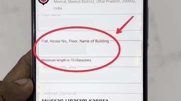 What is Flat, House No, Floor, Name Of Building & Minimum length is 10 Characters in Address