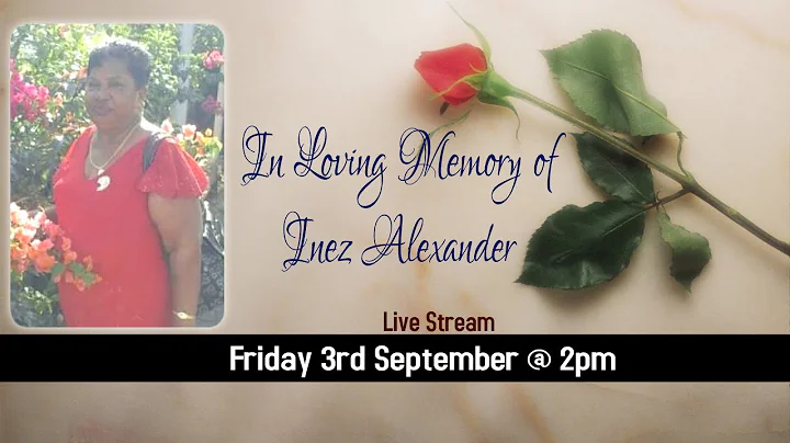 Celebrating the life of Inez Alexander.