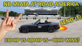 NB Miata at Road America - Stock NB Miata on a race track - HPDE Miata by Enigma Engineering 2,055 views 3 years ago 4 minutes, 5 seconds