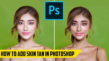 How to add Skin Tan in Photoshop - Tutorial