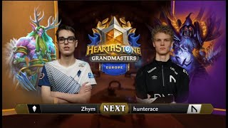 Zhym vs Hunterace - Grp A Elimination - Hearthstone Grandmasters Europe 2020 Season 1 - Week 1