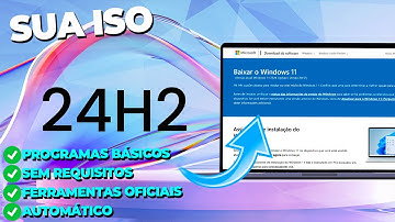 Criar Uma (ISO) PARA Instalação do Windows 10 e 11 24H2 Com Programas Pré-Instalados OFICIAL