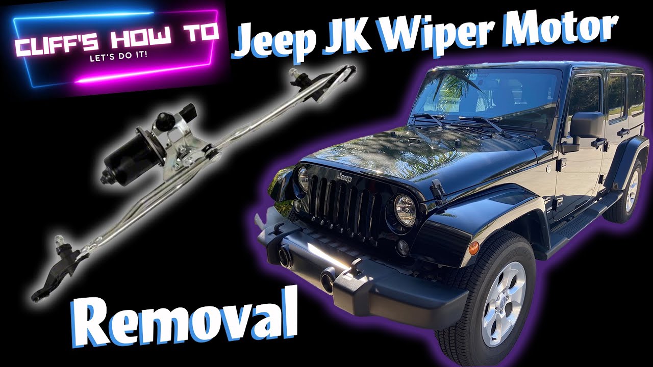 How to Remove Jeep JK Wiper Assembly YouTube