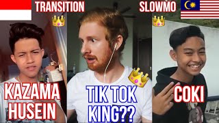 TIK TOK KING?? COKI v KAZAMAHUSEIN (SLOWMO v TRANSITION) // TIKTOK MALAYSIA v TIKTOK INDONESIA