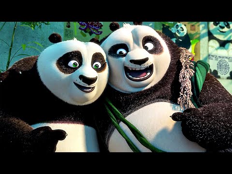 По встречается с отцом! | Кунг-фу Панда 3 | отрывок 🔥 4K