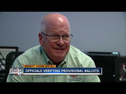 Officials verifying provisional