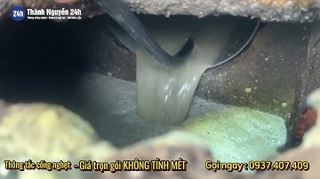 Dịch vụ thông tắc cống nghẹt | Hút hầm cầu | #thongcongnghet #thongtaccong