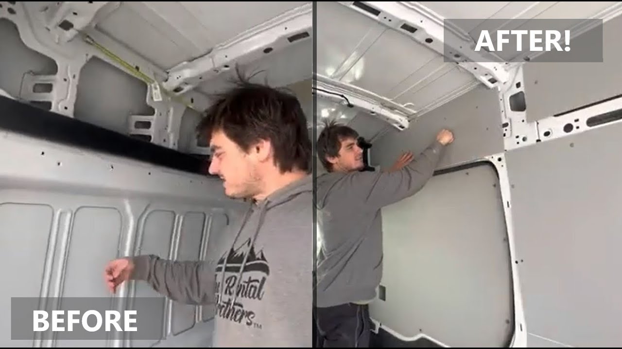 How To Install - Econolite Wall Liner - Ford Transit Wall Protection