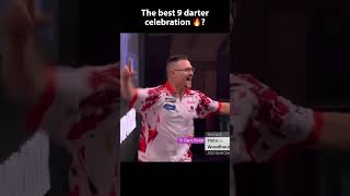 The best 9 darter celebration 🔥🎯? #shorts #darts