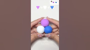 satisfying color mixing💖 클레이 색깔섞기 힐링영상💕 guess the color #colors