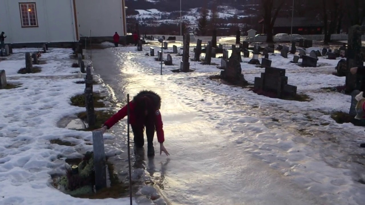 Girl Slips on Ice and Hits Chin YouTube