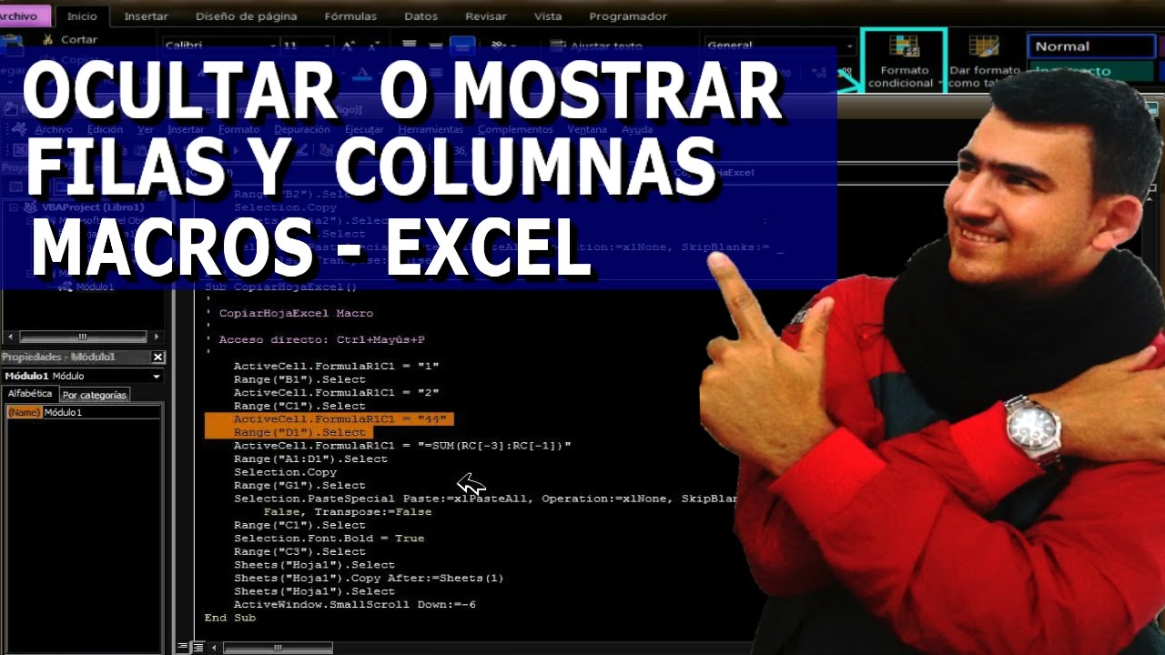 Como mostrar filas ocultas en excel