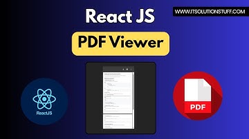 React JS PDF Viewer Easy and Quick Example