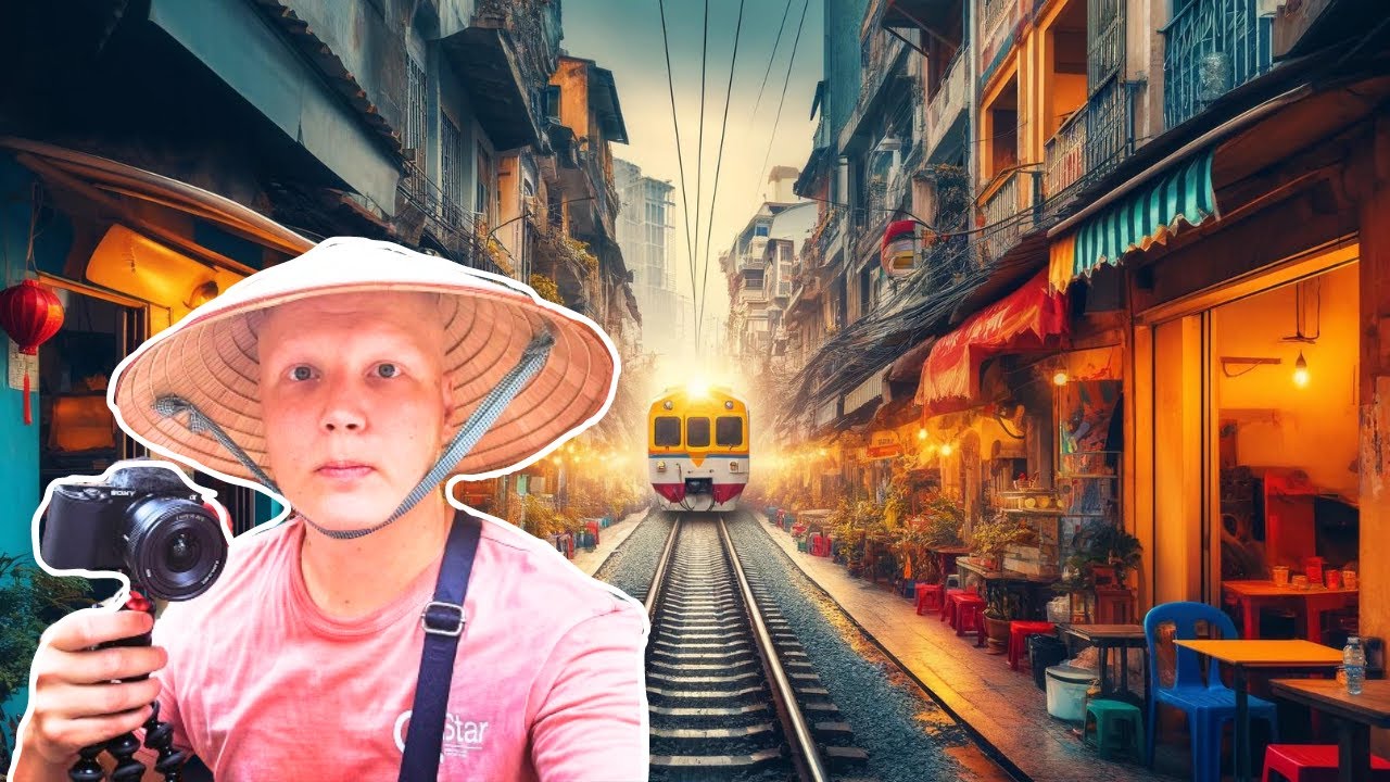 Meinasin jäädä junan alle Vietnamissa!