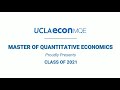 UCLA MQE Virtual Commencement 2021