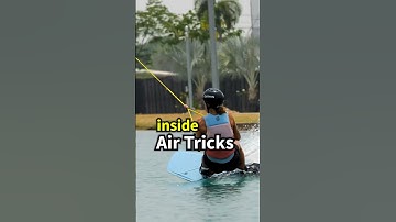 Air Tricks INSIDE the Cable Park🚀 #wakeboarding