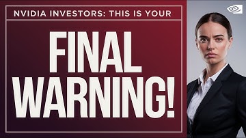 Why Nvidia Stock is Collapsing FAST (Do This NOW!)