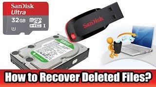 How to Recover Deleted Files from Memory Card Harddisk Pen Drives?