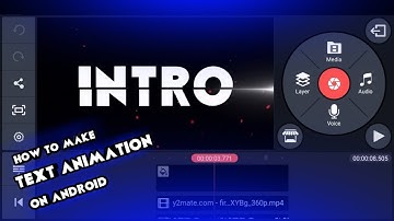 How To Make Cutting Text Animation  Intro in Kinemaster in Hindi || kinemaster text editing