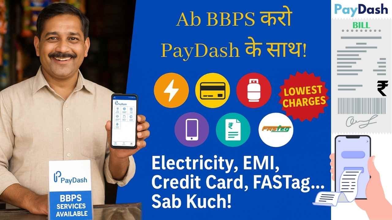 🔴 PayDash BBPS Services – Fast & Easy | Credit Card, EMI, Postpaid ...