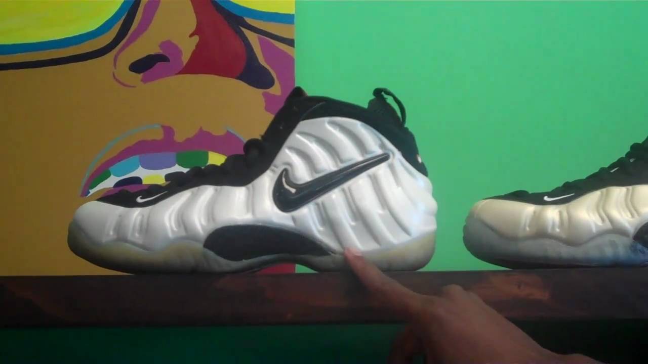 nike air foamposite pro pearl green color