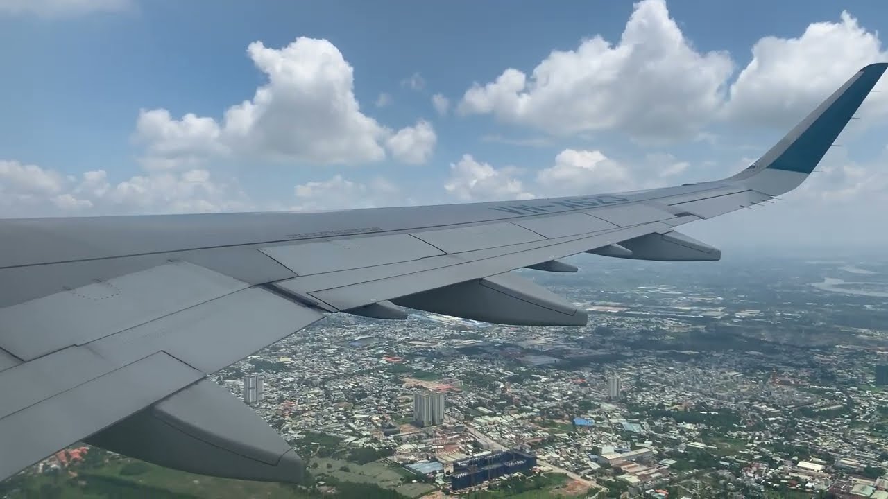 Vietnam Airlines | A321neo (A321-272 NEO) | Da Nang-Ho Chi Minh (DAD-SGN) | Landing at SGN