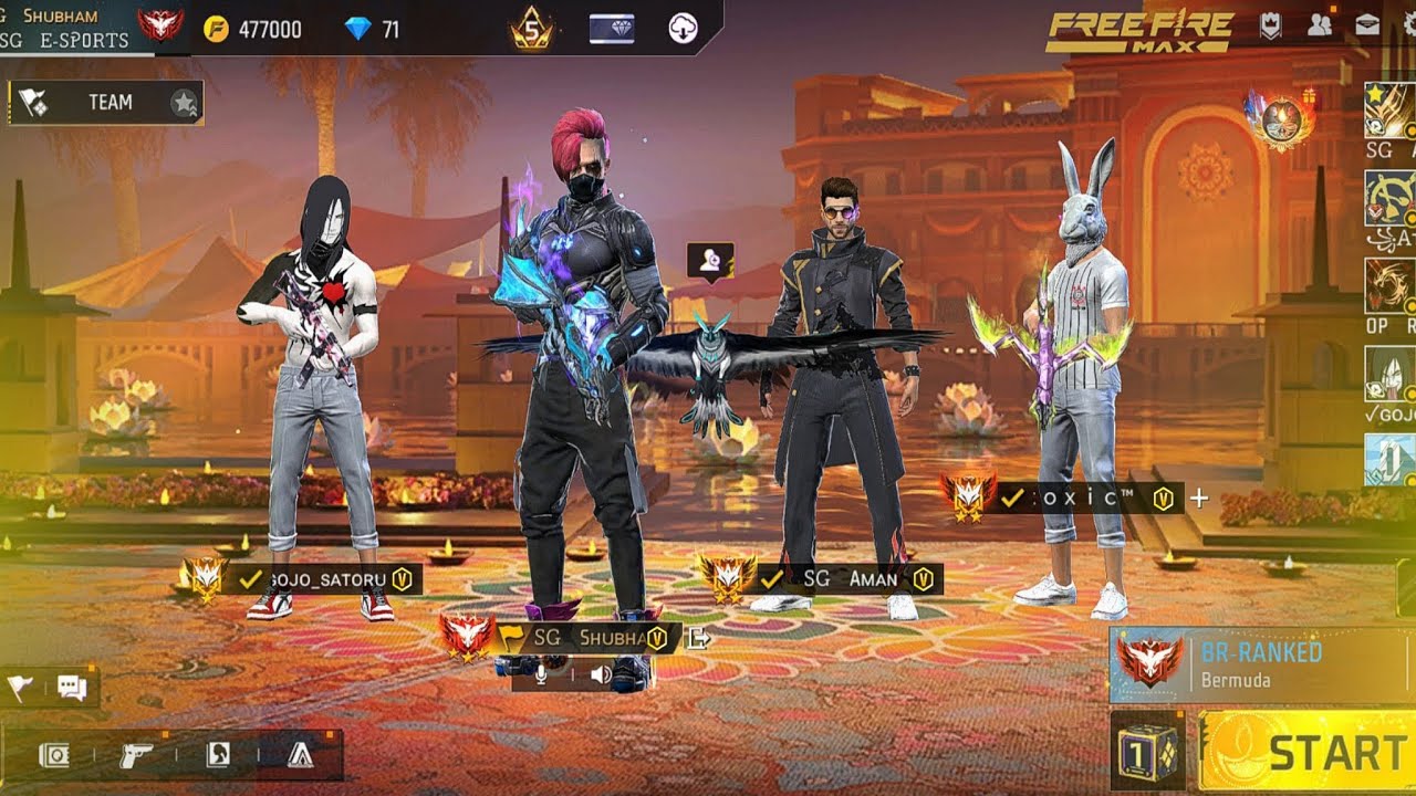 🔴 ‎Live Rank Push 🔥 Free Fire Mobile Gameplay Live Stream | Free Fire Live Stream | Shubham Gamer ji