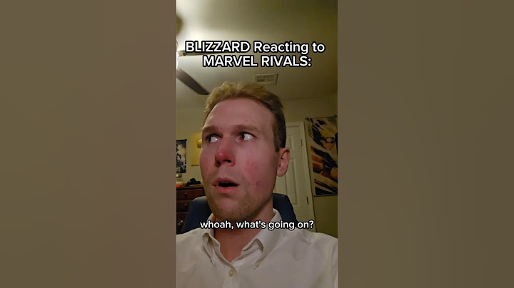 BLIZZARD Reacting to MARVEL RIVALS #shorts