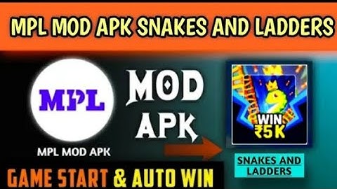 🐍MPL MOD ! MPL PRO SNAKES AND LADDERS AUTO WIN HACK MOD APK ! MPL AUTO WIN MOD ! MPL ALL GAMES HACK