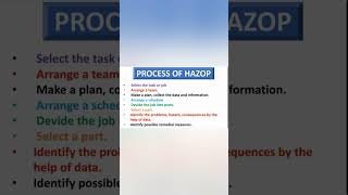 #HAZOP Study in hindi | #Process of HAZOP | #hazard Operability Study | #What is HAZOP #Safetyvideo