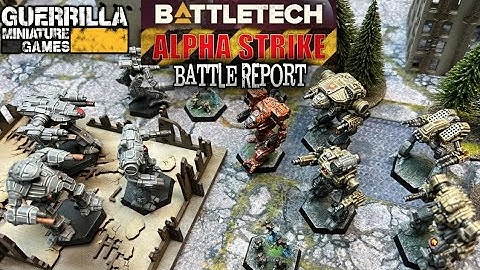 Battletech: Alpha Strike Battle Report - Late Republic vs. Clan Wolf